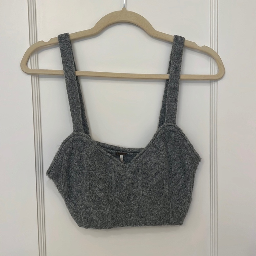 Free People Knitted Crop Top (XS)